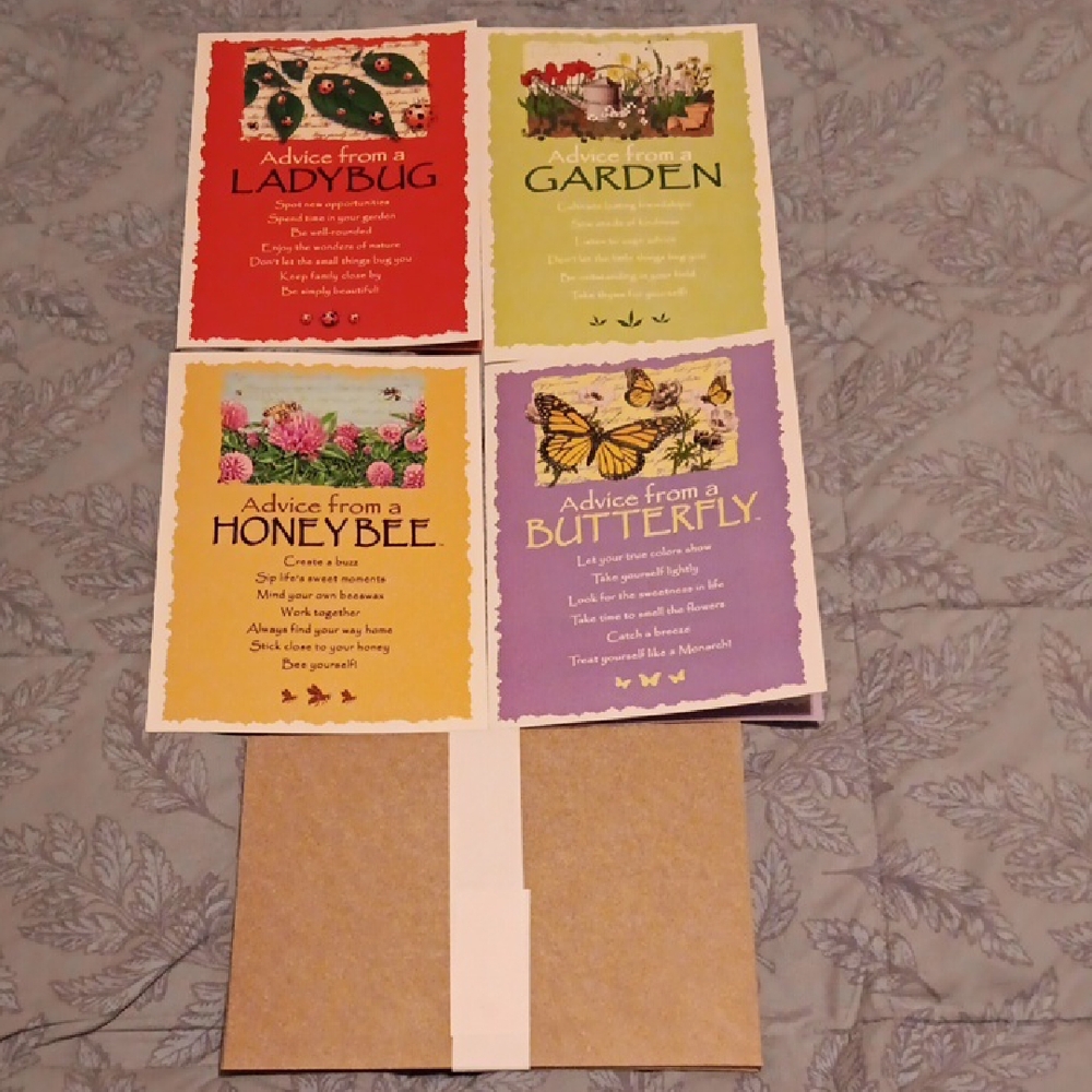 Whimsical Advice Cards Set of 4